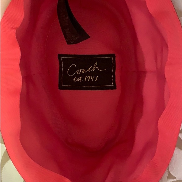 Coach Polyester Signature Monogram Hat - Picture 4 of 5